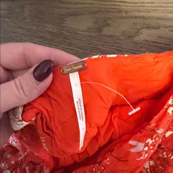 Free People One Shoulder Floral Boho Dress - Picture 5 of 6